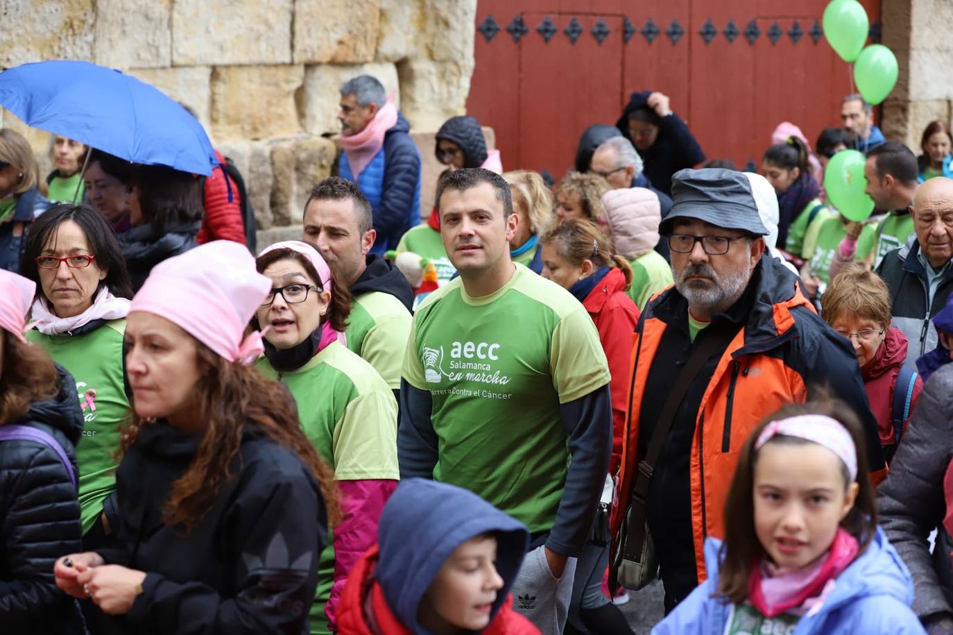 Marcha contra el cáncer en Salamanca. 