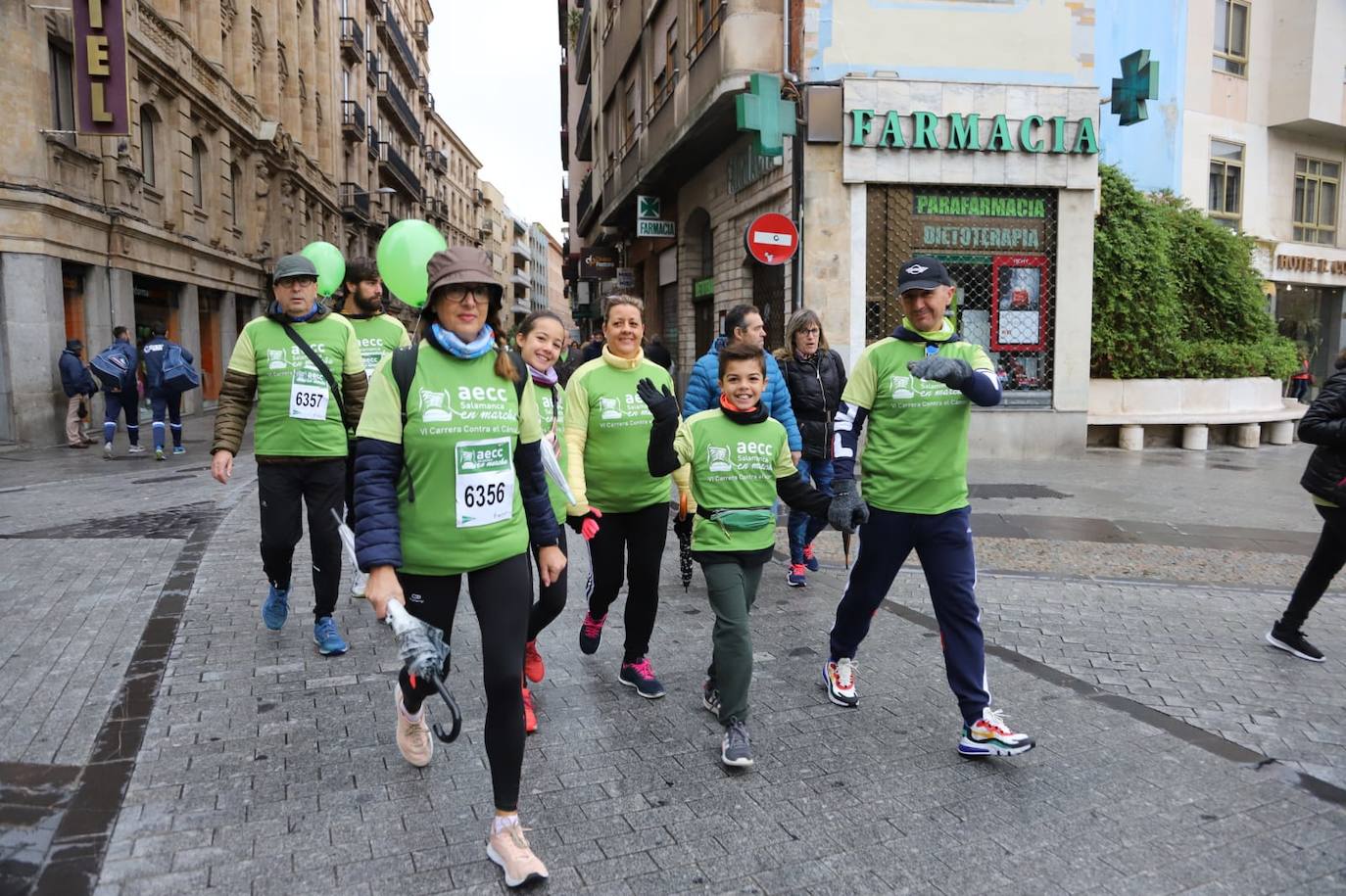 Marcha contra el cáncer en Salamanca. 