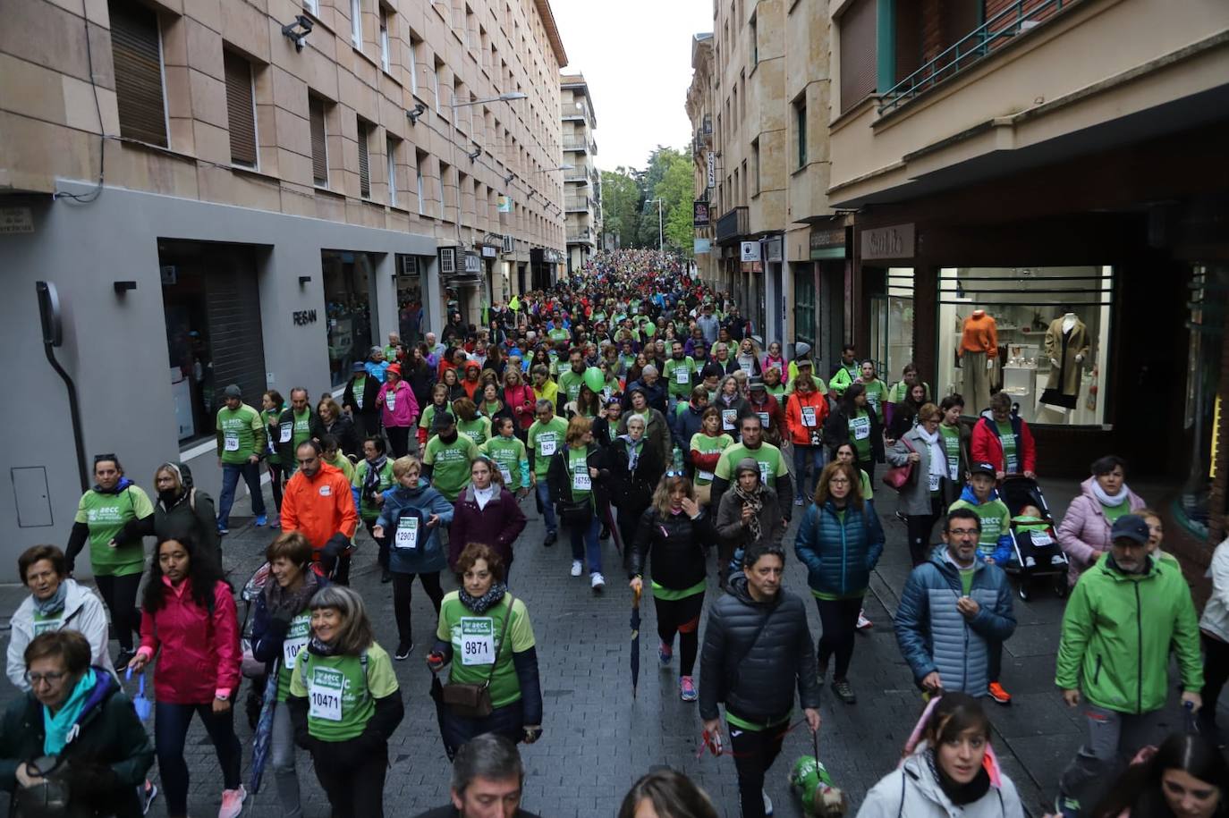 Marcha contra el cáncer en Salamanca. 