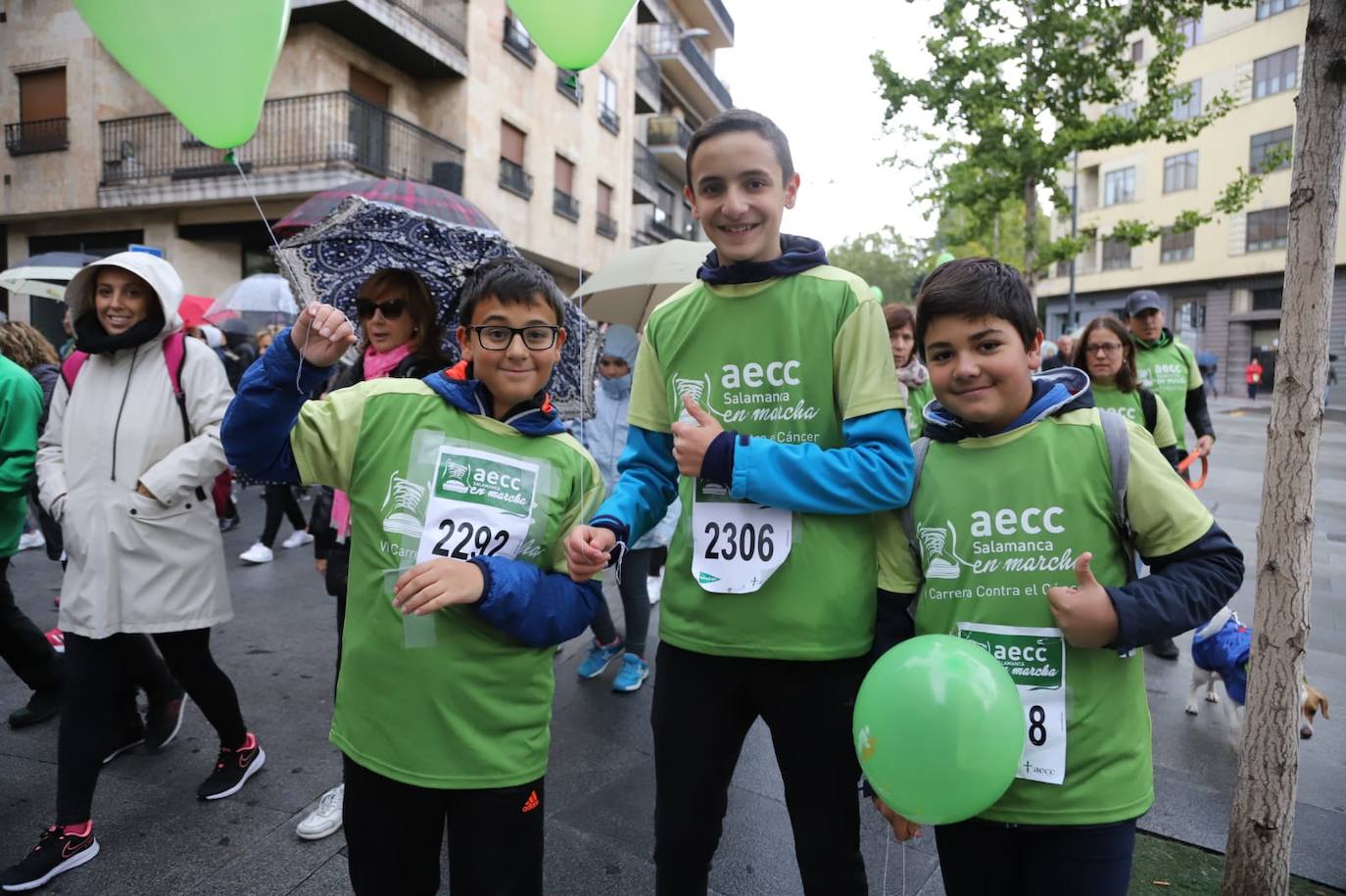 Marcha contra el cáncer en Salamanca. 