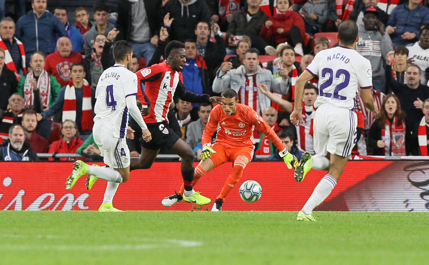 Empate entre el Atheletic y el Real Valladolid (1-1). 