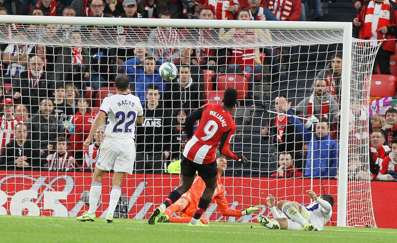 Empate entre el Atheletic y el Real Valladolid (1-1). 