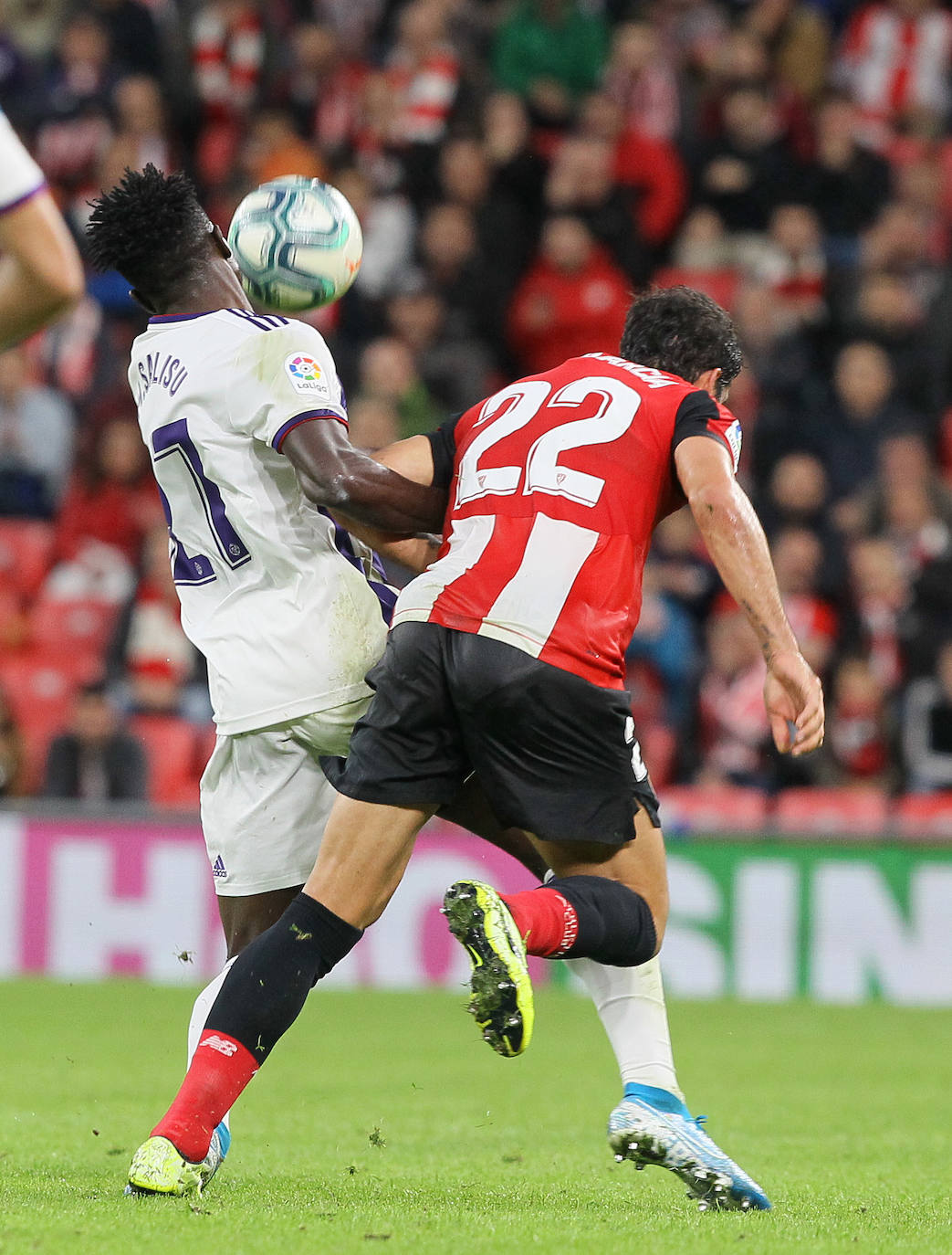 Empate entre el Atheletic y el Real Valladolid (1-1). 