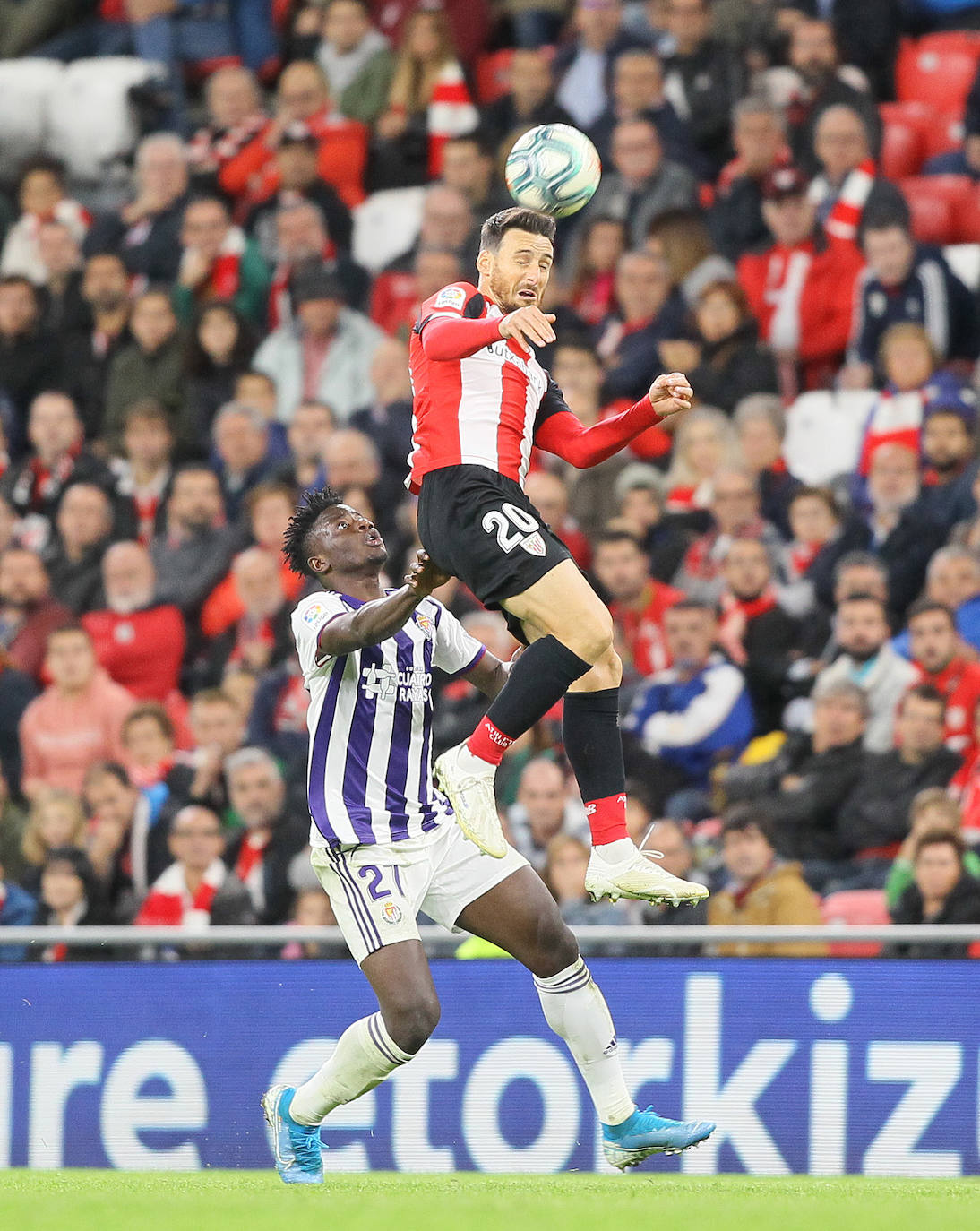 Empate entre el Atheletic y el Real Valladolid (1-1). 