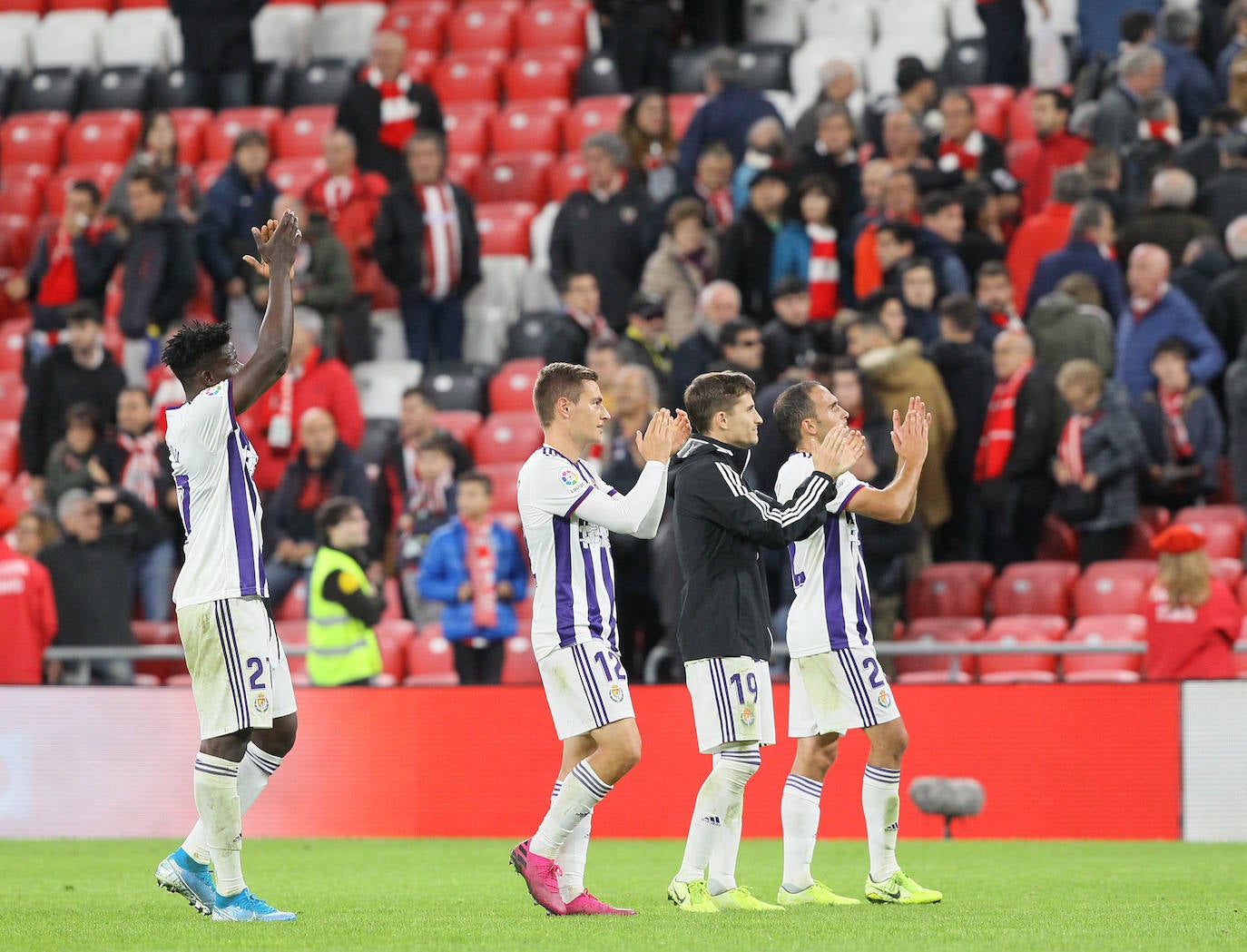 Empate entre el Atheletic y el Real Valladolid (1-1). 