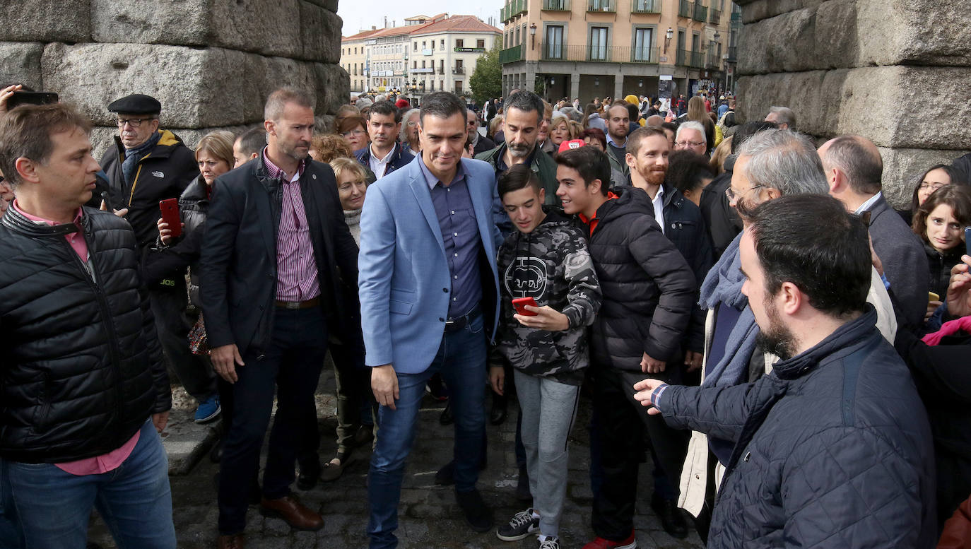 Fotos: Pedro Sánchez visita Segovia