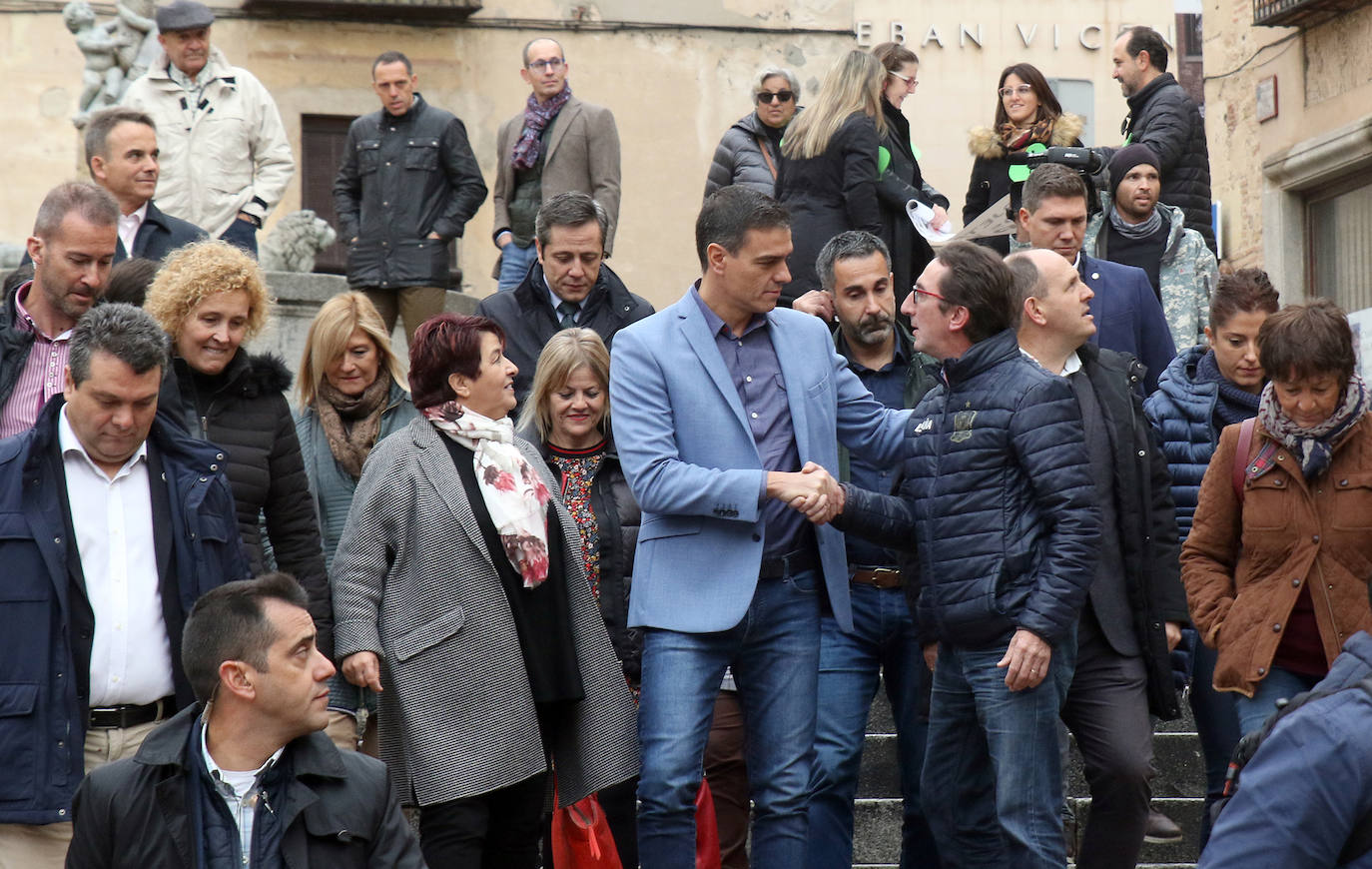 Fotos: Pedro Sánchez visita Segovia