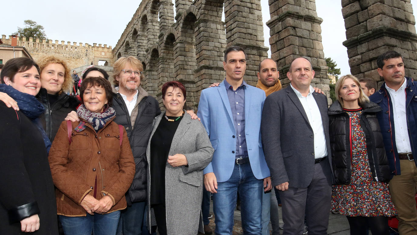 Fotos: Pedro Sánchez visita Segovia