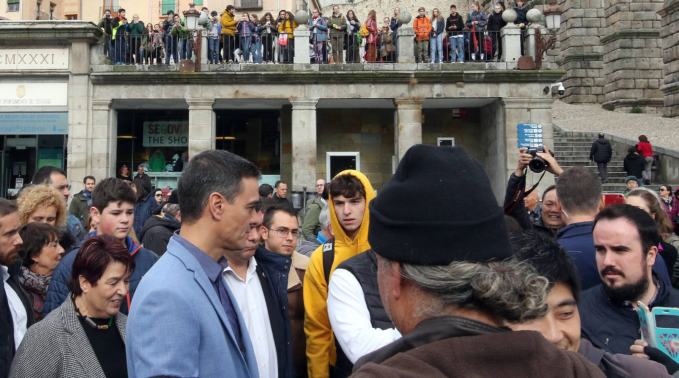 Fotos: Pedro Sánchez visita Segovia