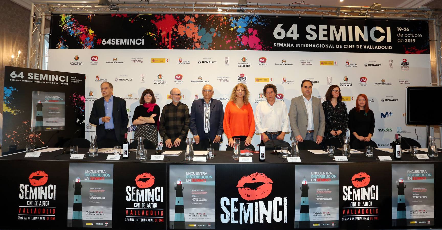 Participantes en la mesa redonda 'El cine en los colegios: una apuesta de futuro'.