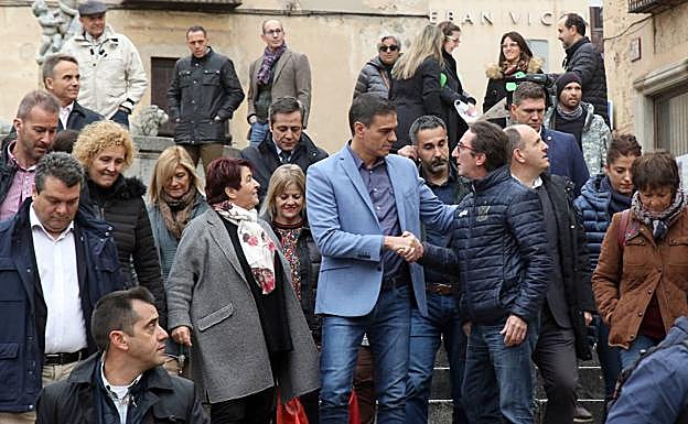 Sánchez, en Segovia.