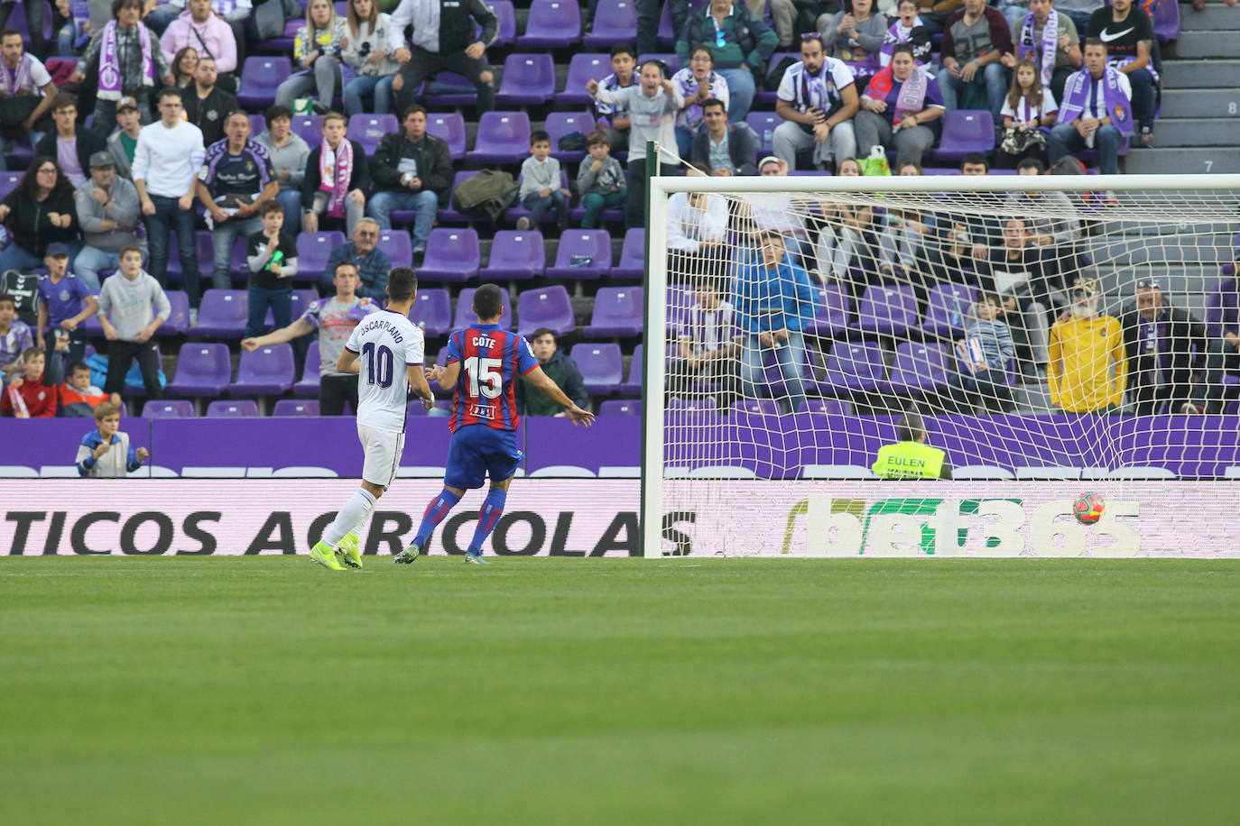 Partido Valladolid - Eibar. 