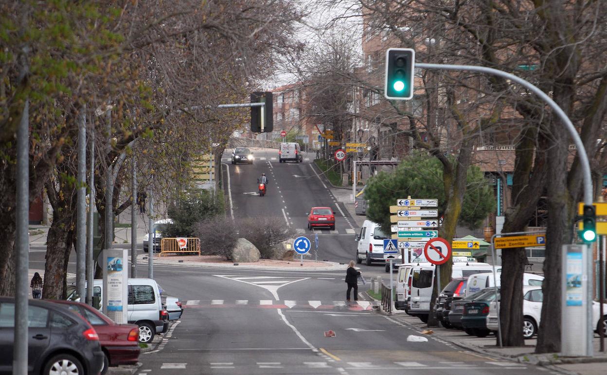 Un tramo de la avenida Juan Carlos I. 