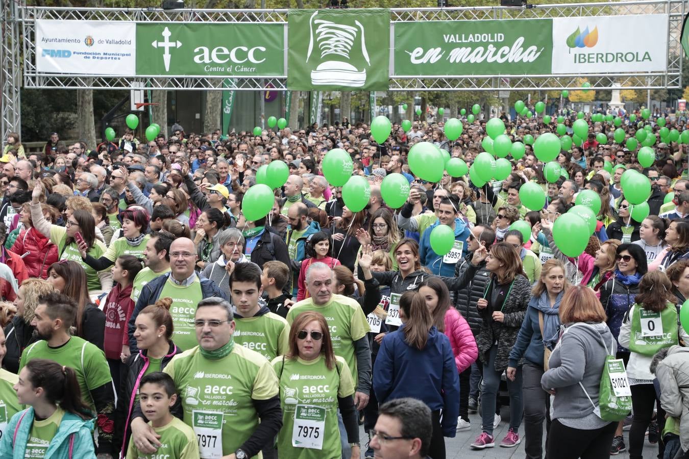 Marcha contra el cáncer de Valladolid. 