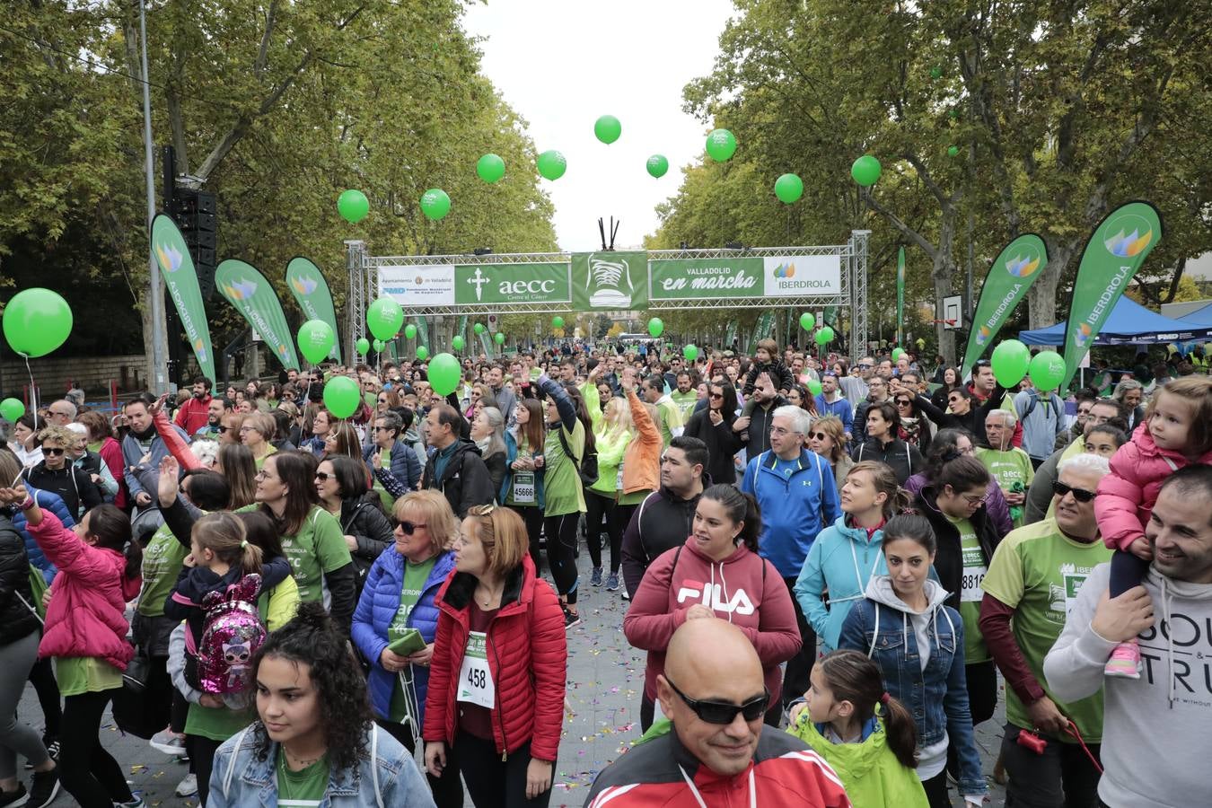 Marcha contra el cáncer de Valladolid. 