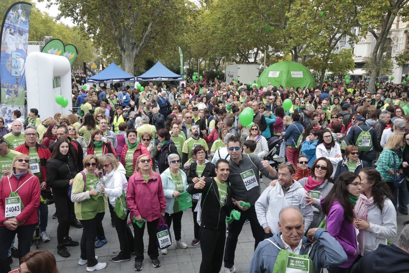 Marcha contra el cáncer de Valladolid. 