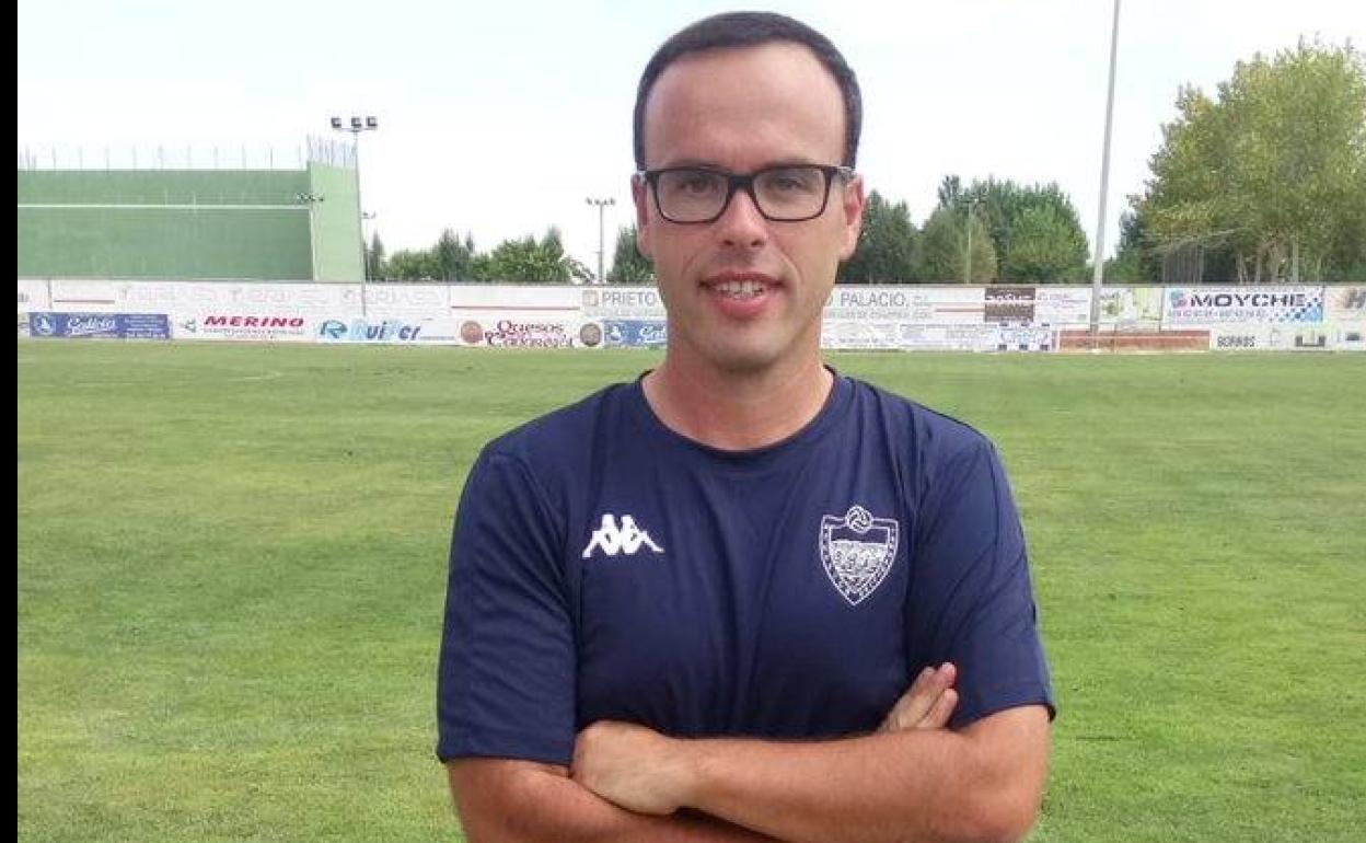 Miguel de la Fuente, durante su etapa en el Atlético Tordesillas.