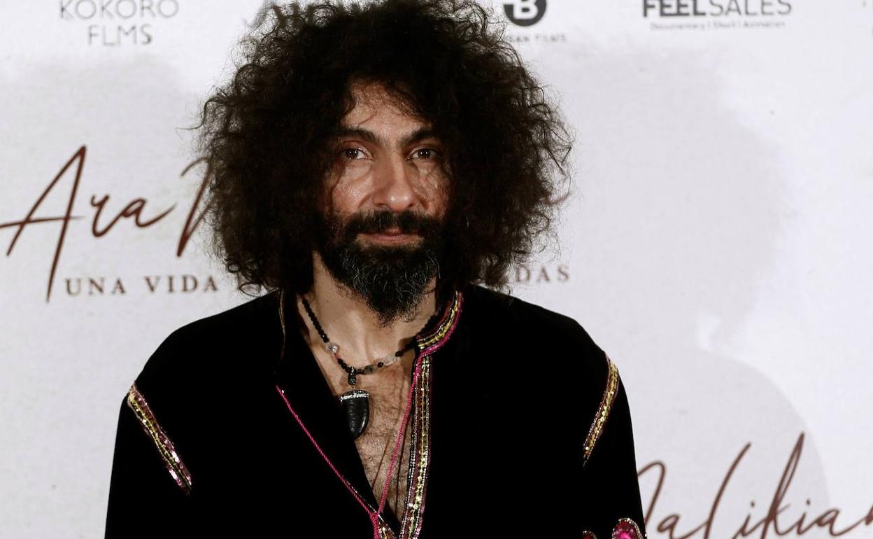 Ara Malikian, en el estreno del documental 'Una vida entre las cuerdas', el pasado día 23 en Madrid. 