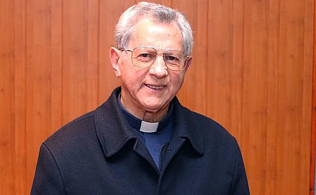 Pedro Gabriel Prieto, instantes antes de la conferencia.