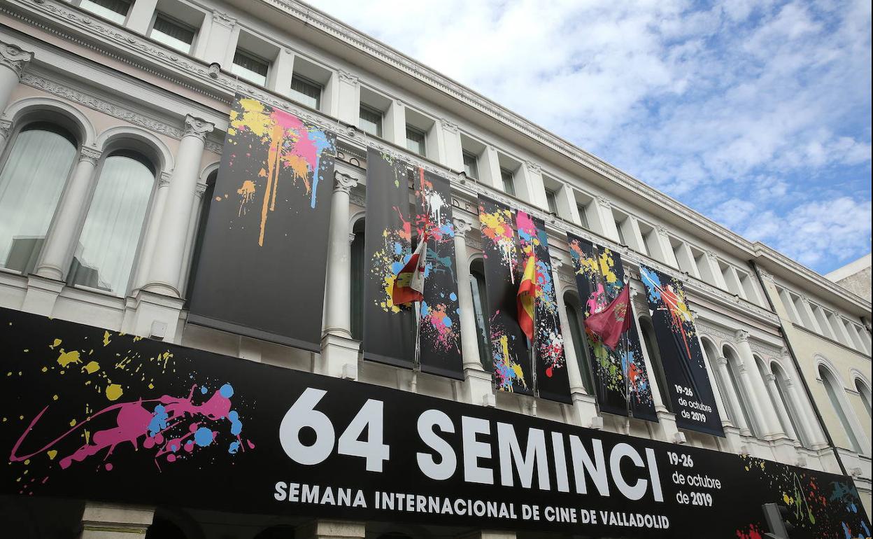 El teatro Calderón de Valladolid, durante la pasada edición de la Seminci. 