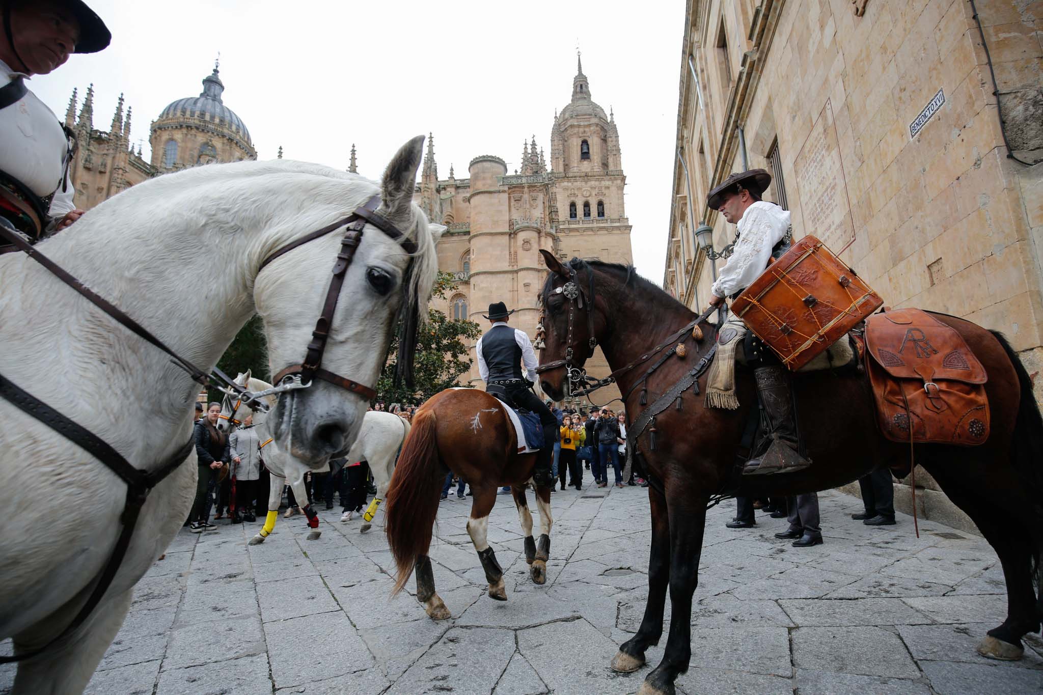 Celebración del Mariquelo en Salamanca. 