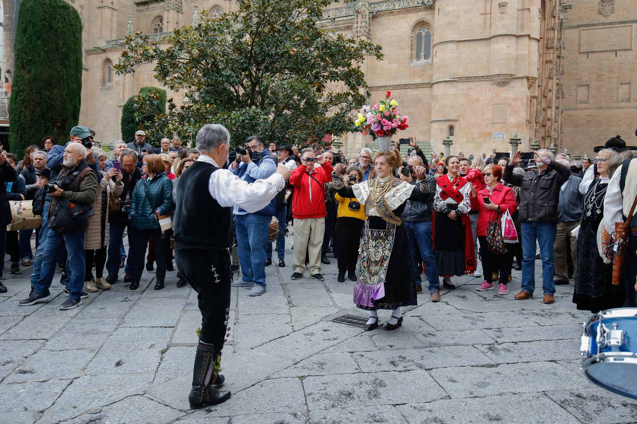 Celebración del Mariquelo en Salamanca. 