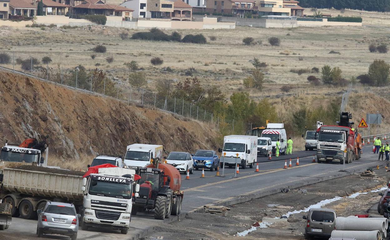 Retenciones por las obras de la circunvalación. 