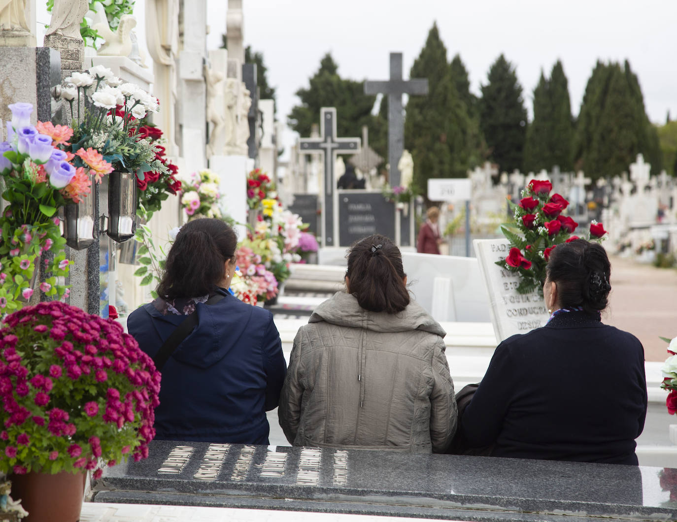 El cementerio del Carmen el Día de Todos los Santos. 