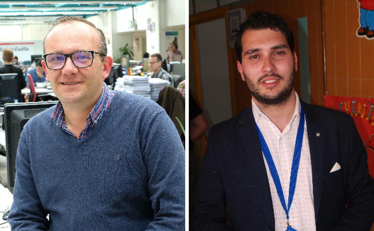 Adolfo López, alcalde, y Saúl Núñez, del PP. 