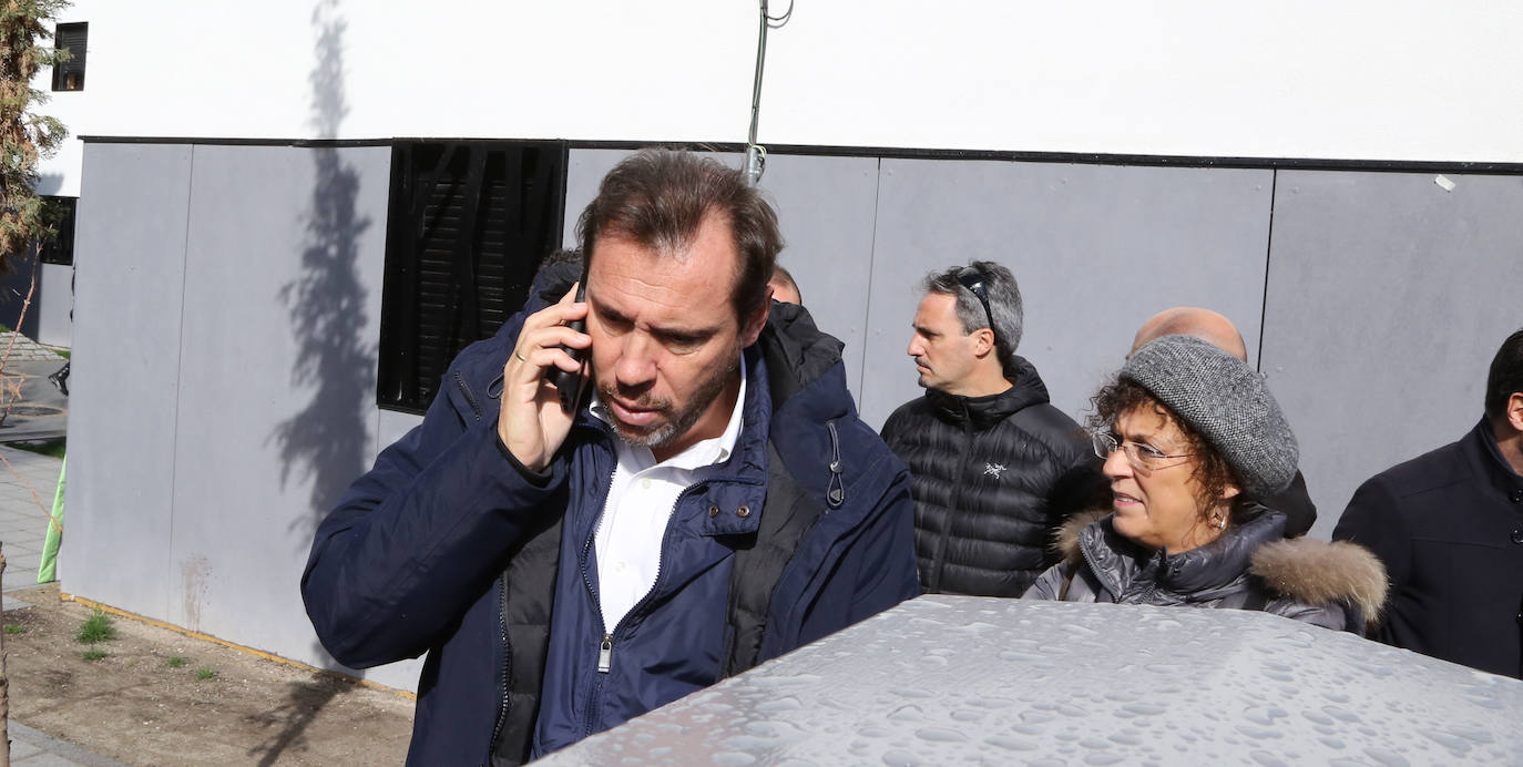 Pedro Sánchez ha visitado esta mañana el barrio de Pajarillos de Valladolid. 