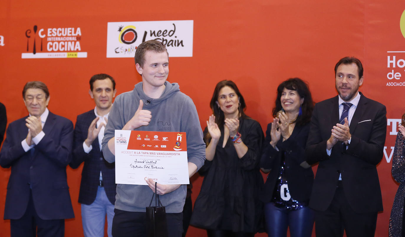 Fotos: Entrega de premios del Concurso Nacional de Pinchos y Tapas y la tercera del Campeonato Mundial de Tapas Ciudad de Valladolid
