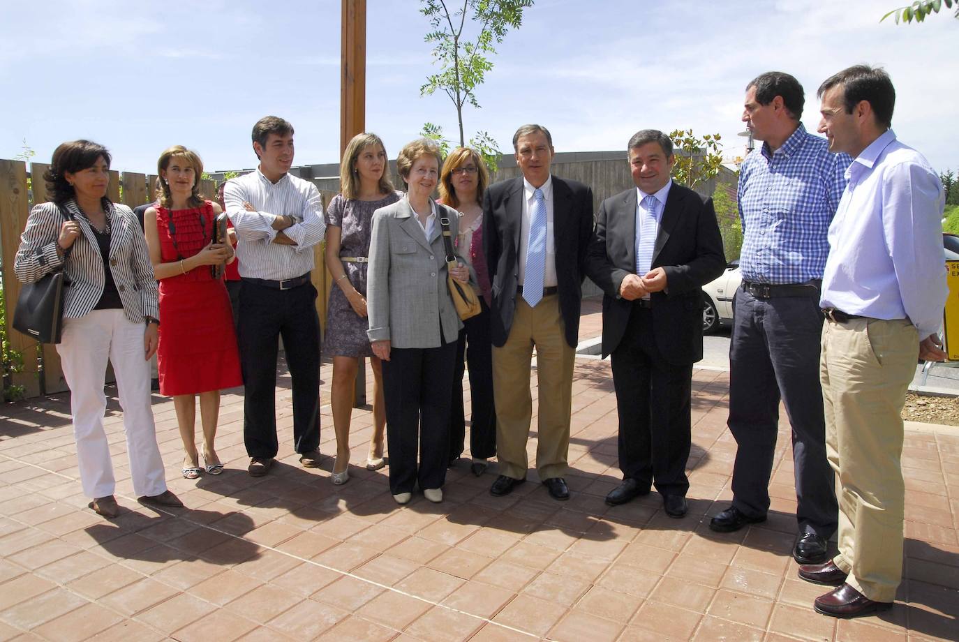 23.06.2009- Margarita Salas durante el homenaje que se le ofrendó en en Arroyo de la Encomienda, Valladolid.