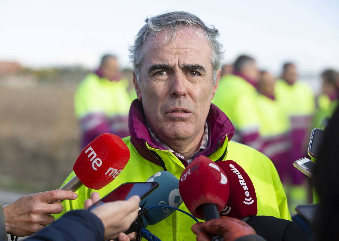 Protesta de los trabajadores de Renfe. 