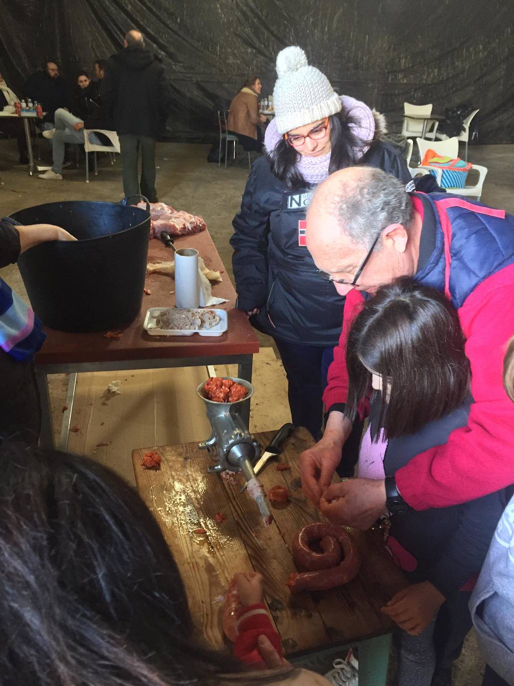 La matanza tradicional en Urueña.