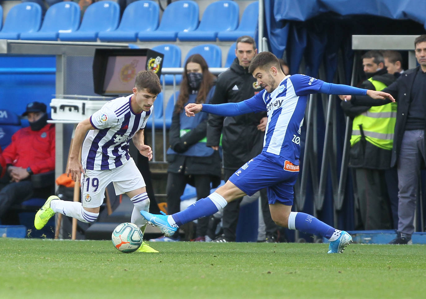 El Real Valladolid pierde de forma contundente en Mendizorroza. 