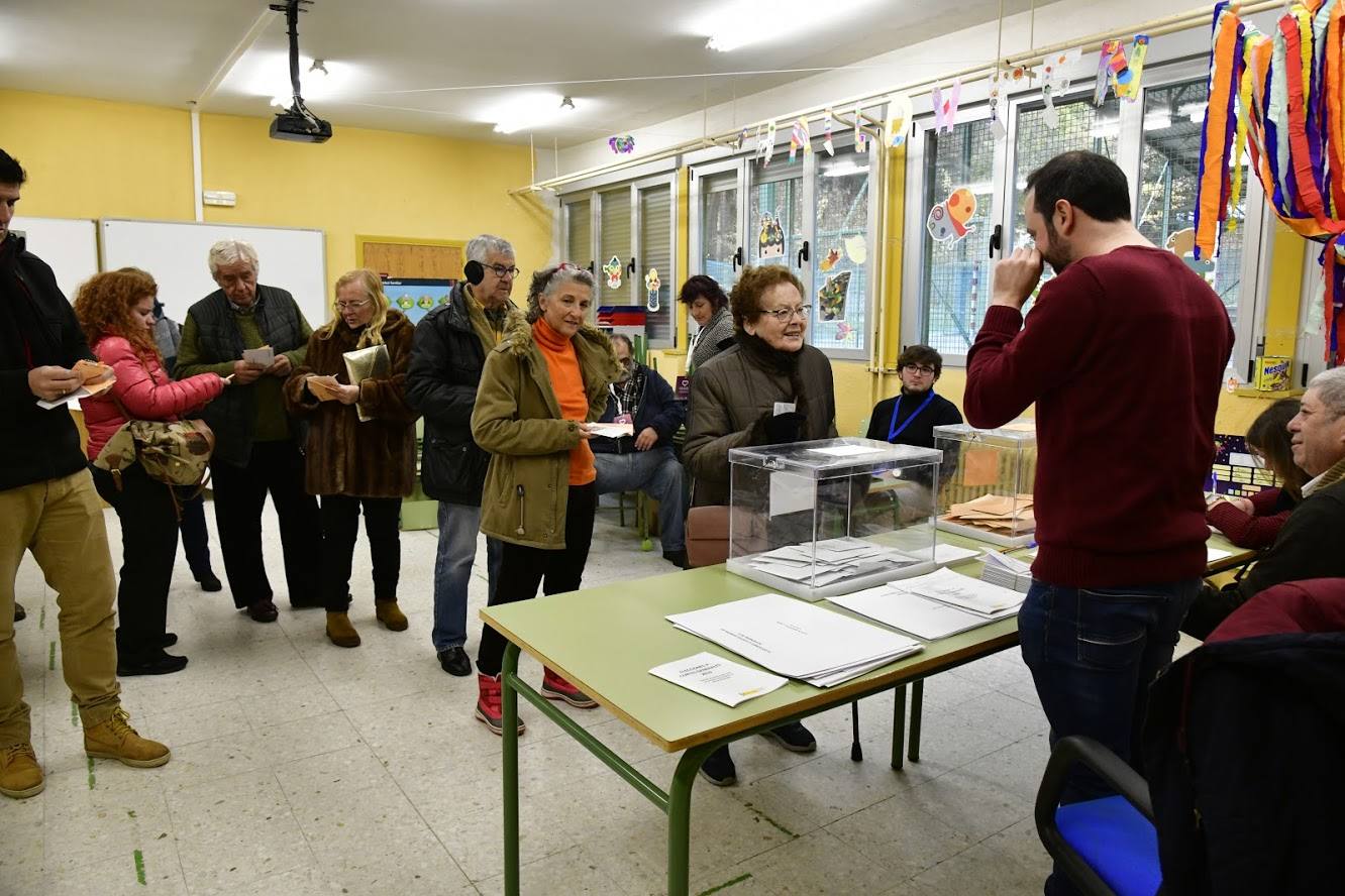 Votaciones en la provincia de segovia. Corresponsales de El Norte de Castilla