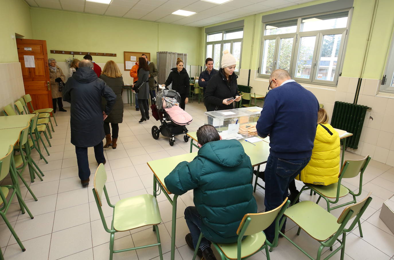 Jornada electoral en Ponferrada. 