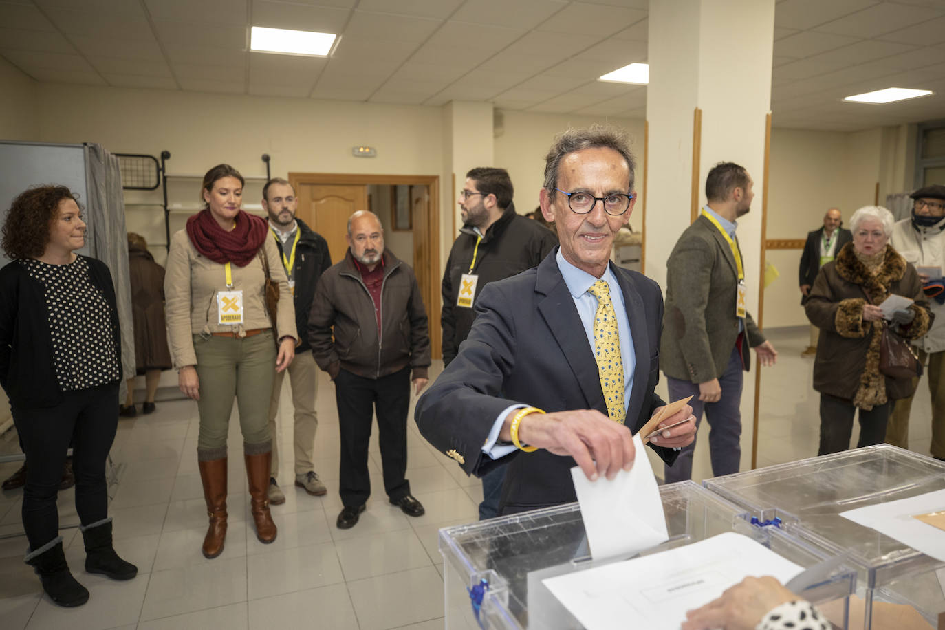 El candidato al Congreso por el partido POR ÁVILA, Gonzalo González de Vega.