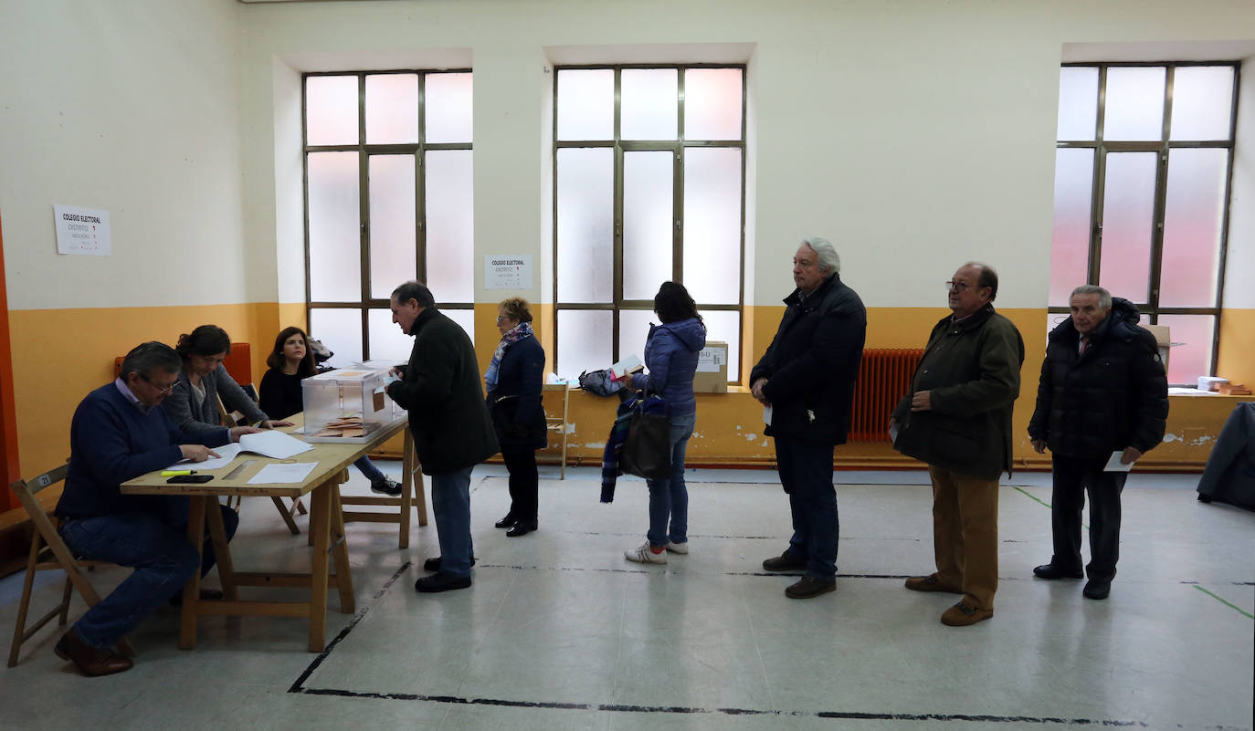 Jornada electoral en Valladolid.