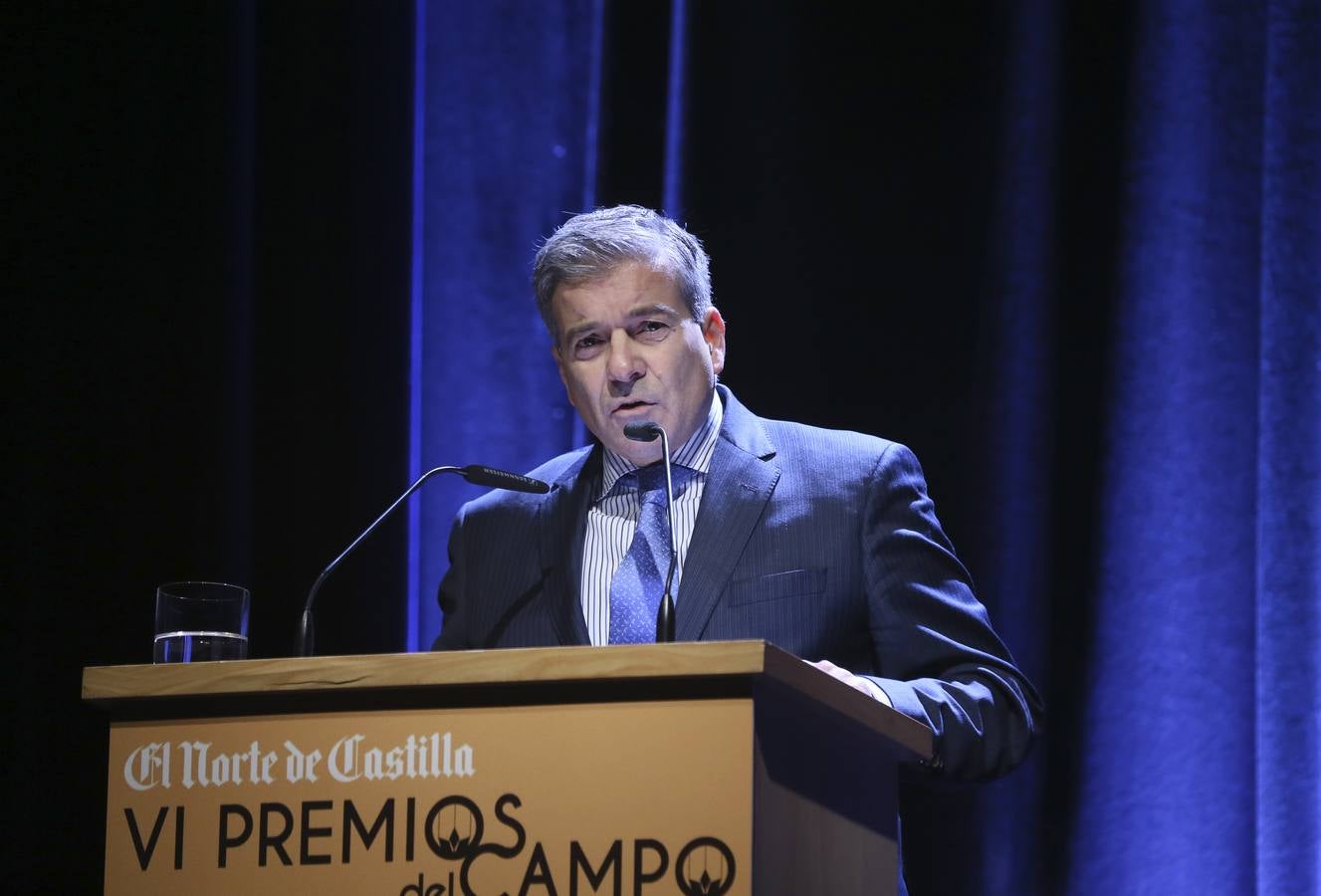 El director general de El Norte de Castilla, Ángel de las Heras, en la gala de entrega de los VI Premios del Campo.