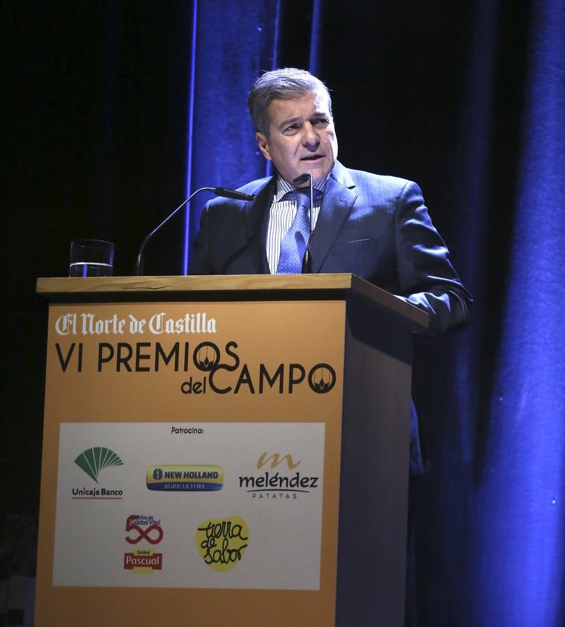 El director general de El Norte de Castilla, Ángel de las Heras, en la gala de entrega de los VI Premios del Campo.
