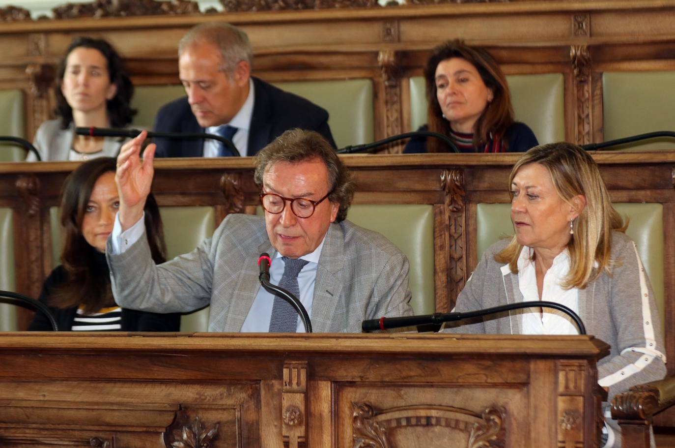 Pleno ordinario del mes de noviembre en el Ayuntamiento de Valladolid.