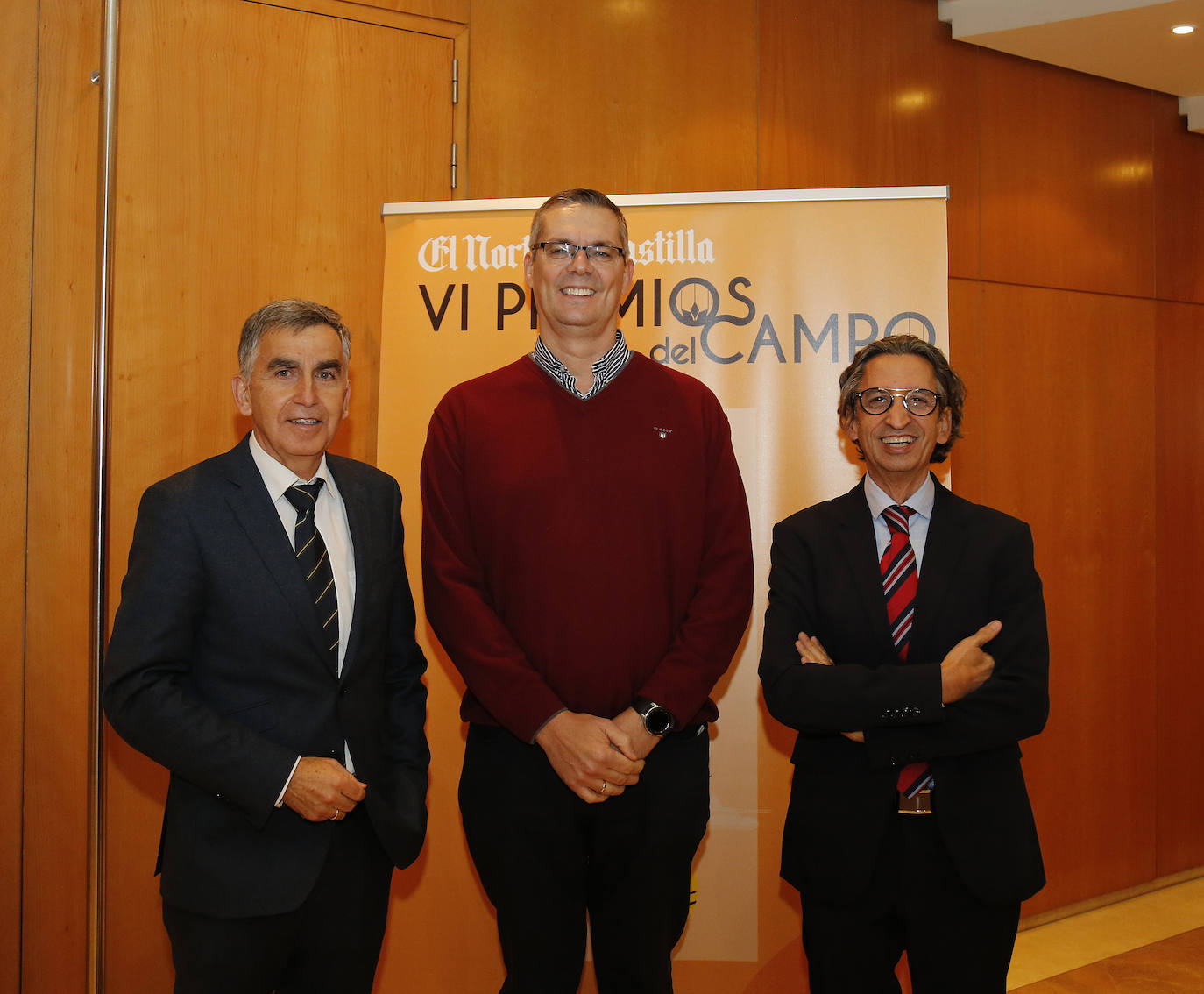 Patricio Llorente, Javier Calvo y Juan Carlos Margarida.