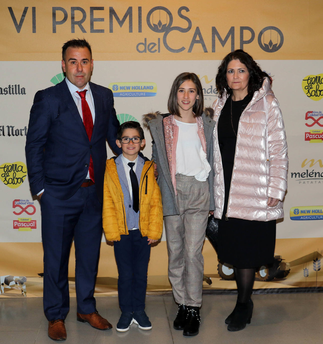 Alberto Alejandro García Torés, Alberto, Carla y Julia Martínez.
