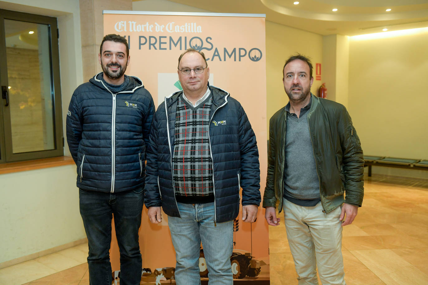 Sergio Herrero, Óscar Martín y Fernando Román.