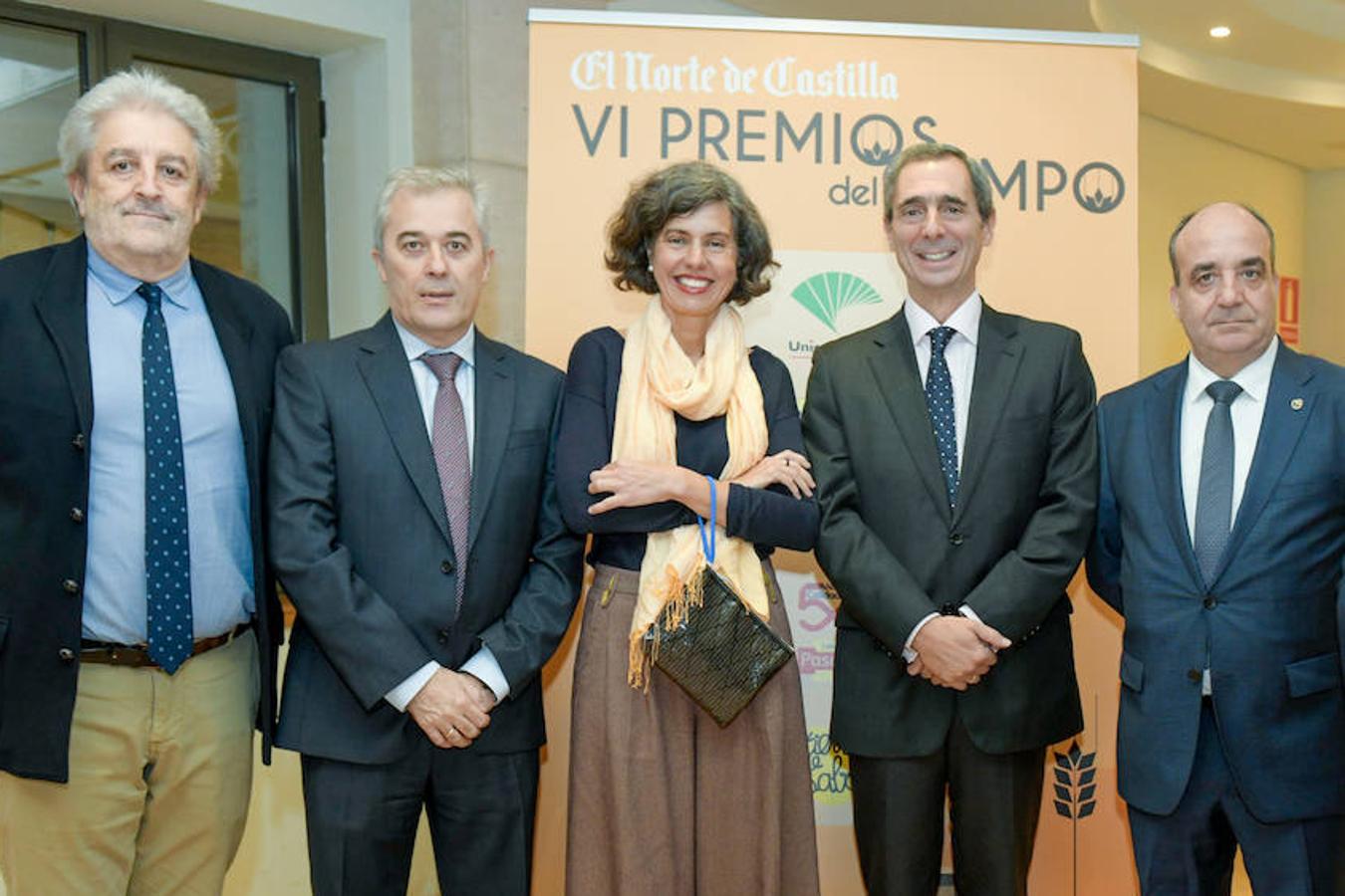 Agustín Álvarez, Indalecio Escudero, Salomé Santo, Juan Luis Rivero y Pedro Medina.