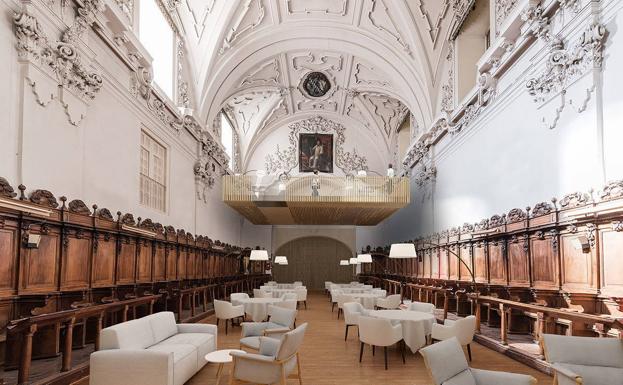 La antigua sala del coro se convertirá en un salón para los residentes.
