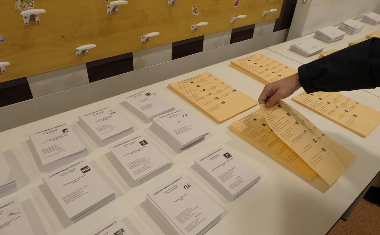 Votaciones del 10-N en Valladolid. 