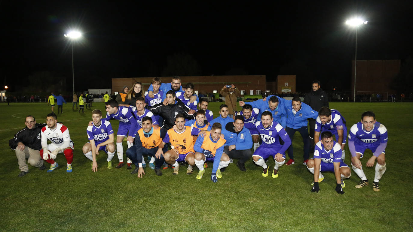 Becerril vive un sueño en la copa del rey de fútbol.