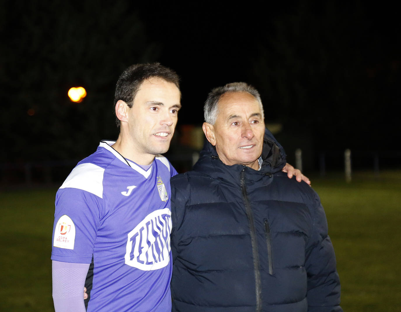 Becerril vive un sueño en la copa del rey de fútbol.